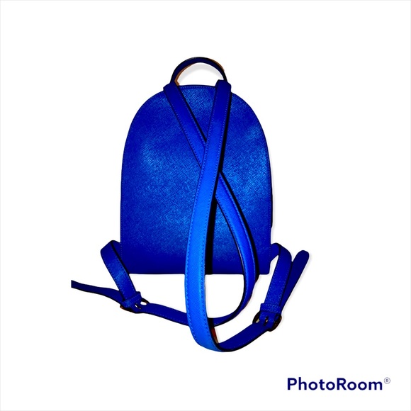 SOLD: Tori Burch Royal Blue Backpack - Picture 3 of 6